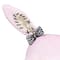 12" Pink Bunny Ears Sitting Easter Gnome with Dangling Legs